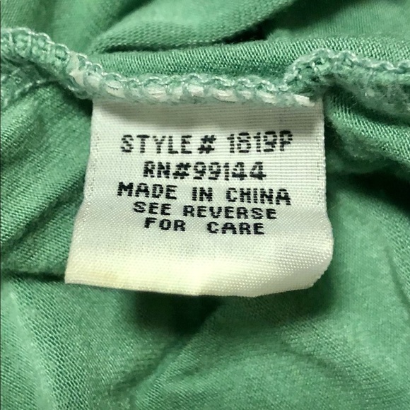 Y2K Lapis Mint Green T-Shirt Size M - Picture 4 of 5